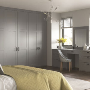 The Kitchen & Bedroom Studio - Sofia in Dust Grey Bedroom