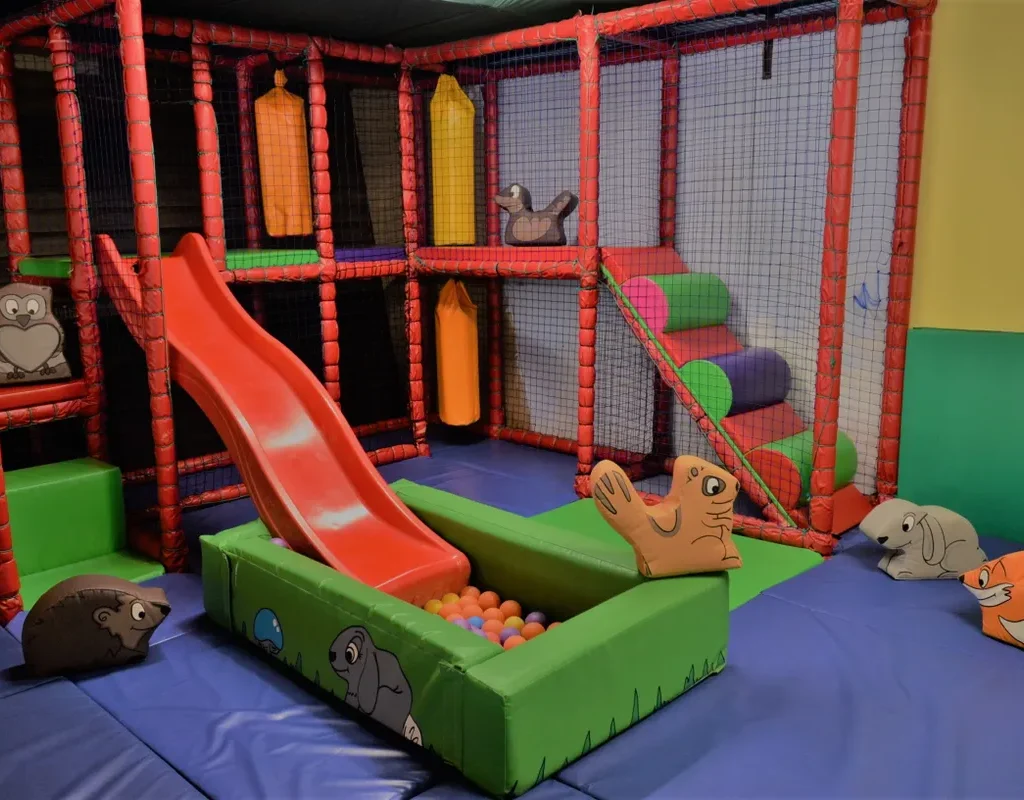 Little Munchkins Play Barn - Soft Play Slide