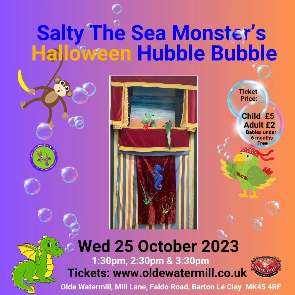 Salty The Sea Monster’s Halloween Hubble Bubble