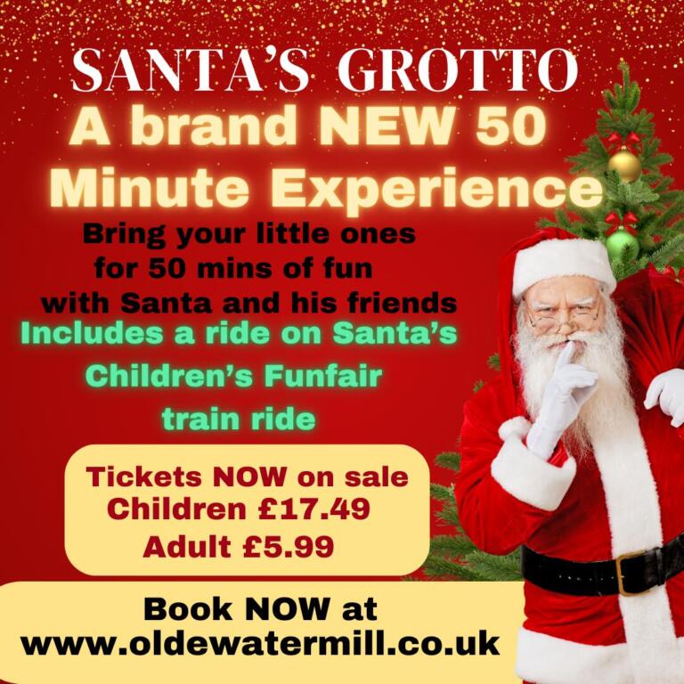 Santa's Grotto at the Olde Watermill in Barton