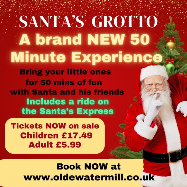 Santa's Grotto at the Olde Watermill in Barton